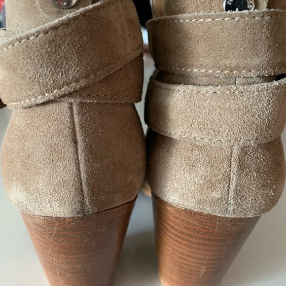 rag & bone Tan Suede Ankle Booties - Picture 8 of 15